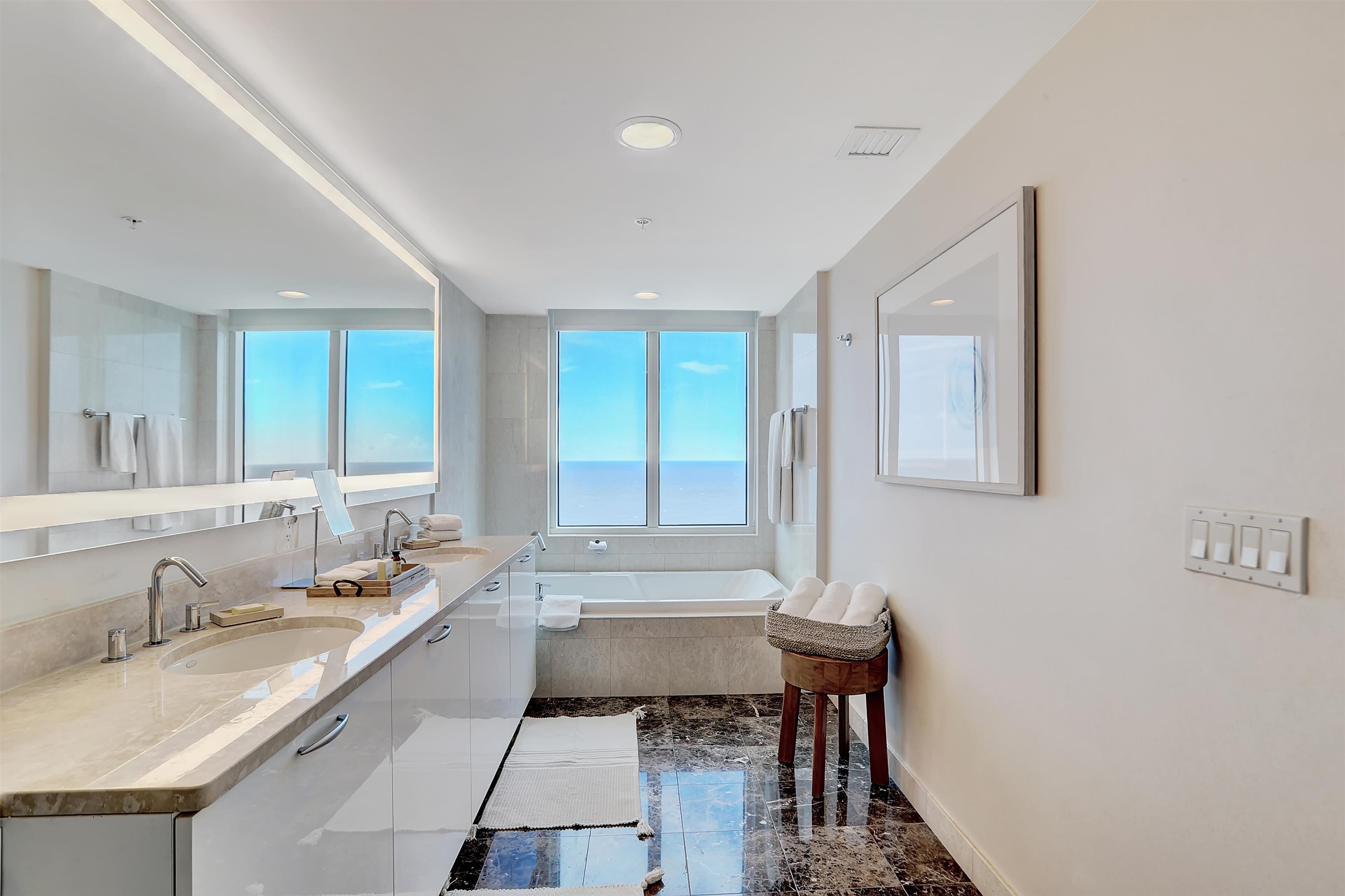 suite, 1 king bed, oceanfront (beach house) | bathroom | designer toiletries, hair dryer, bathrobes, towels