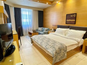 1 chambre, literie de qualité supérieure, minibar