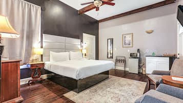 Memory-foam beds, iron/ironing board, free WiFi, bed sheets