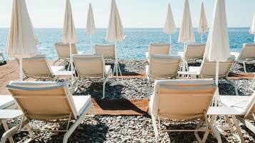 Privatstrand, Strandtücher