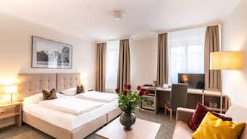 Superior tweepersoonskamer | 1 slaapkamer, hypoallergeen beddengoed, een minibar