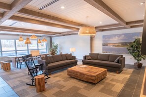 Sitteområde i lobbyen