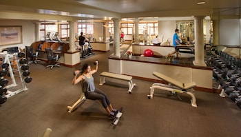 Fitness center at Maui Coast Hotel