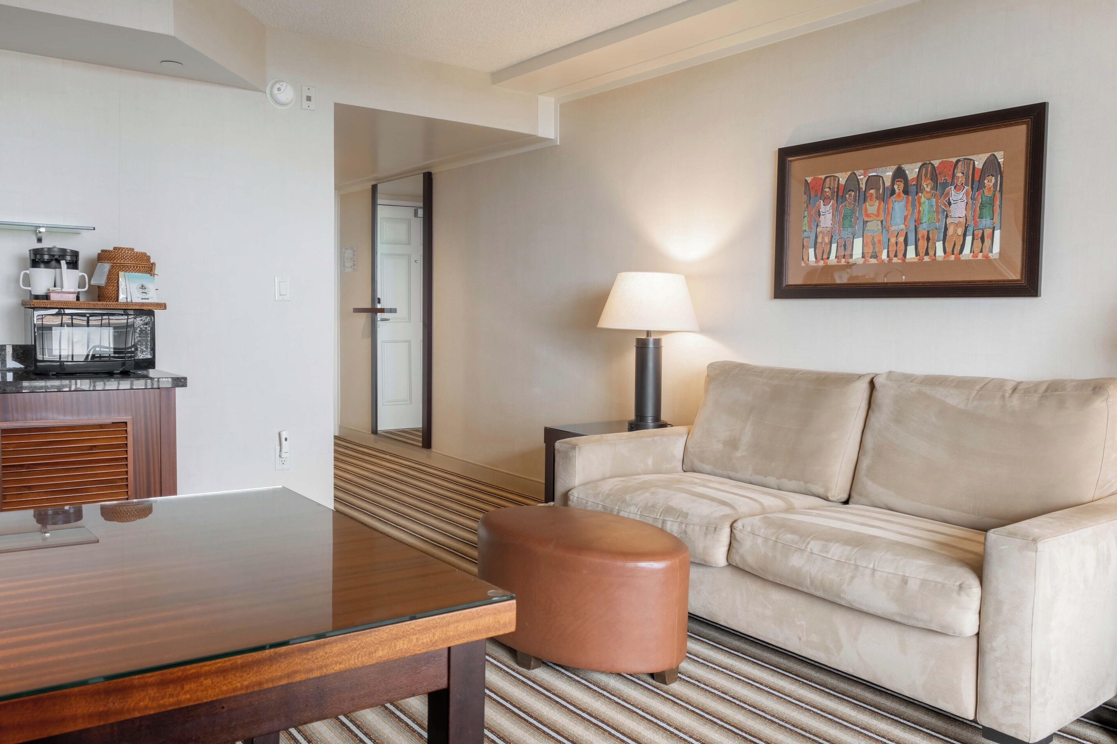 hoku suite | premium bedding, pillow-top beds, in-room safe, laptop workspace