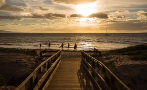 Beach nearby, white sand