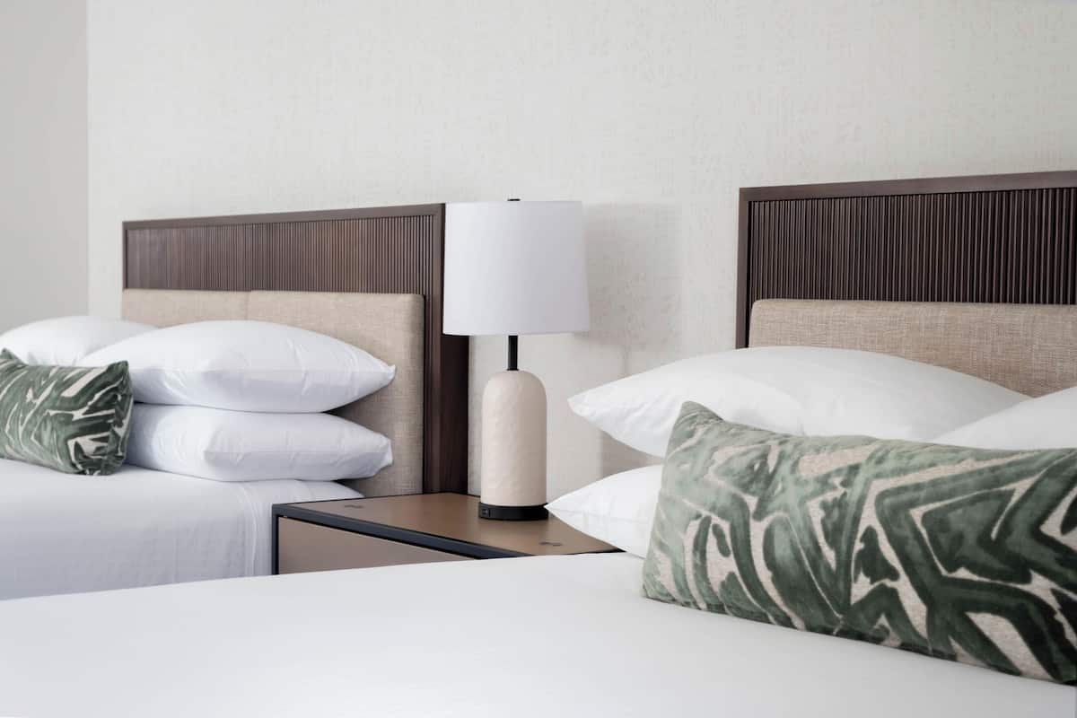 Premium bedding, pillowtop beds, in-room safe, laptop workspace