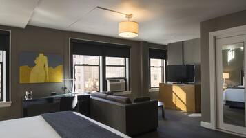 Premium Studio, 1 King Bed with Sofa bed (Max Studio King) | Egyptian cotton sheets, premium bedding, down comforters, pillowtop beds