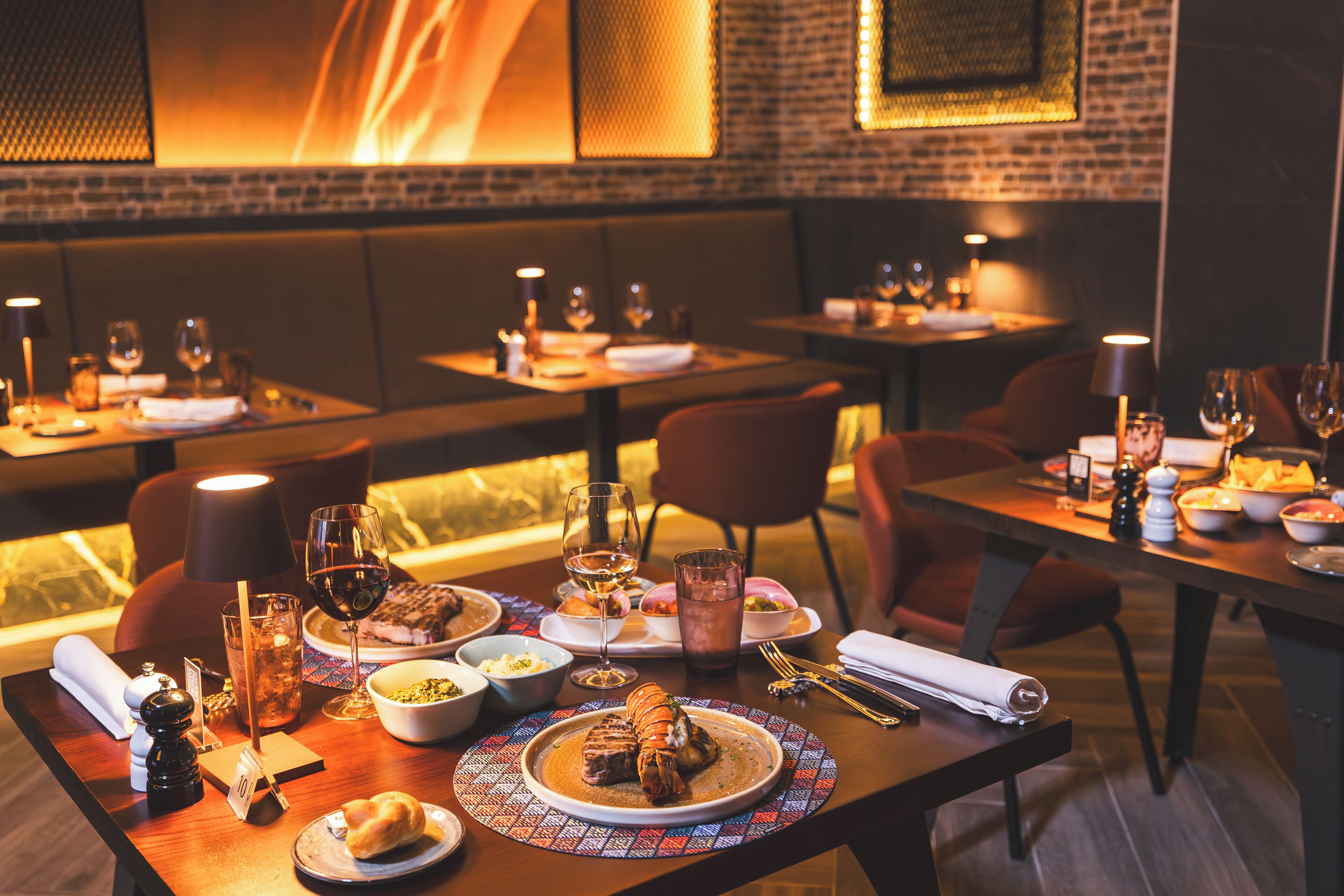 4 Restaurants, Abendessen, Fusionsküche