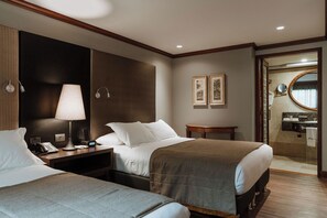 Kamar Twin Premium, 2 Tempat Tidur Double | 1 kamar tidur, seprai katun Mesir, dan seprai premium