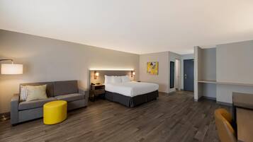 Iron/ironing board, cribs (free), WiFi (free), bed sheets