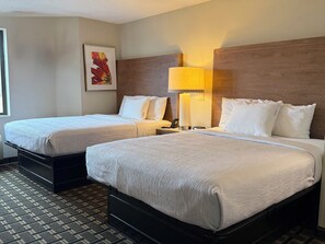 Standard Room, 2 Queen Beds, Non Smoking, Refrigerator & Microwave
