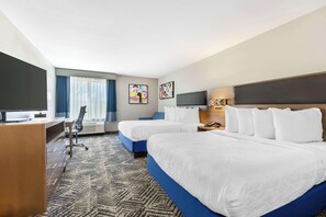 Standard Room, 2 Queen Beds, Non Smoking, Refrigerator & Microwave
