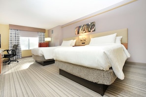 Room, 2 Double Beds | Premium bedding, desk, laptop workspace, blackout curtains