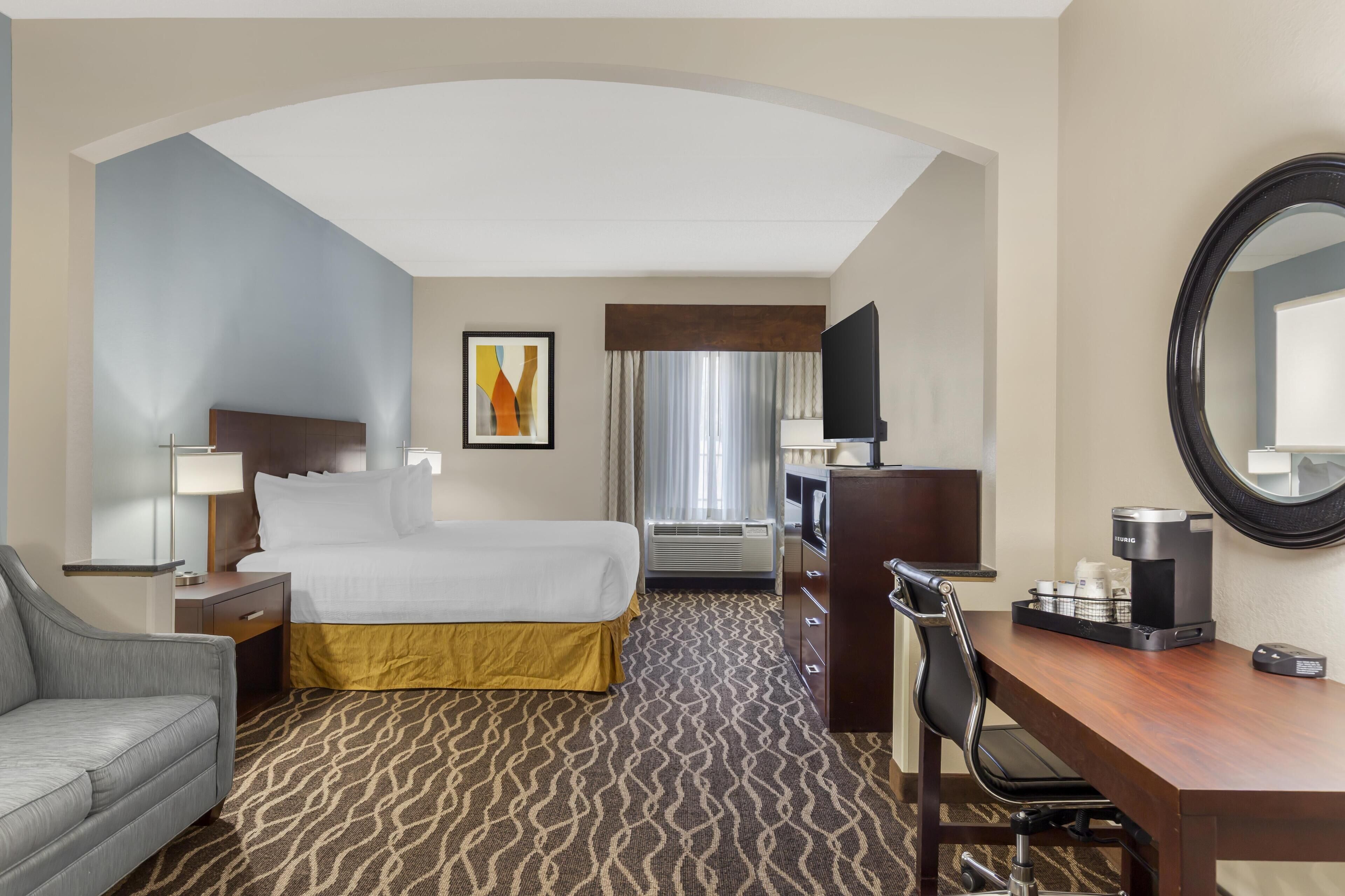 In-room safe, desk, blackout drapes, iron/ironing board