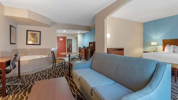 Suite, 1 King Bed, Non Smoking, Jetted Tub (Oversized Room;with Sofabed) | In-room safe, desk, blackout drapes, iron/ironing board