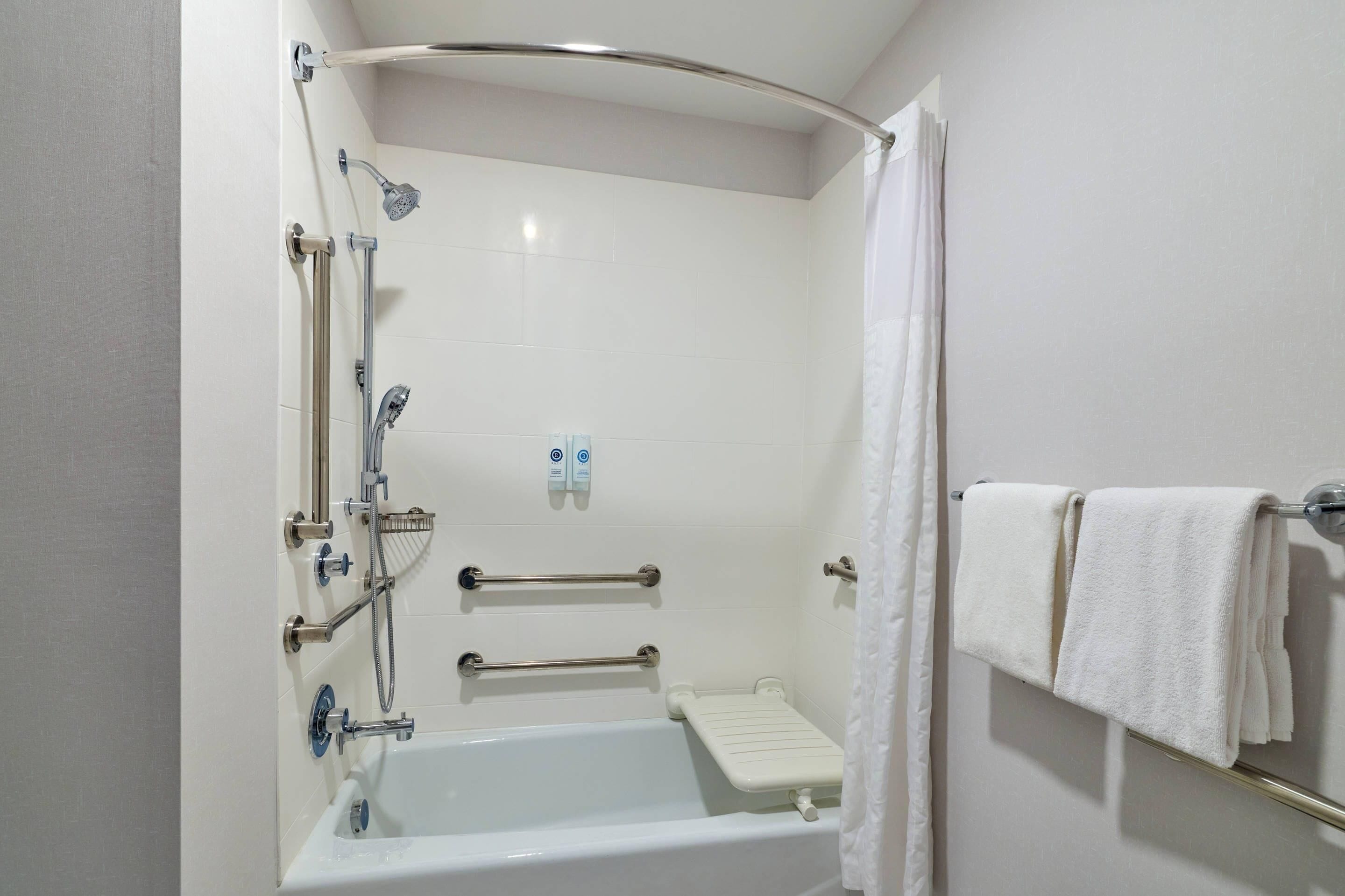 Suite, 1 King Bed with Sofa bed, Accessible, Non Smoking | Desk, laptop workspace, blackout drapes, iron/ironing board