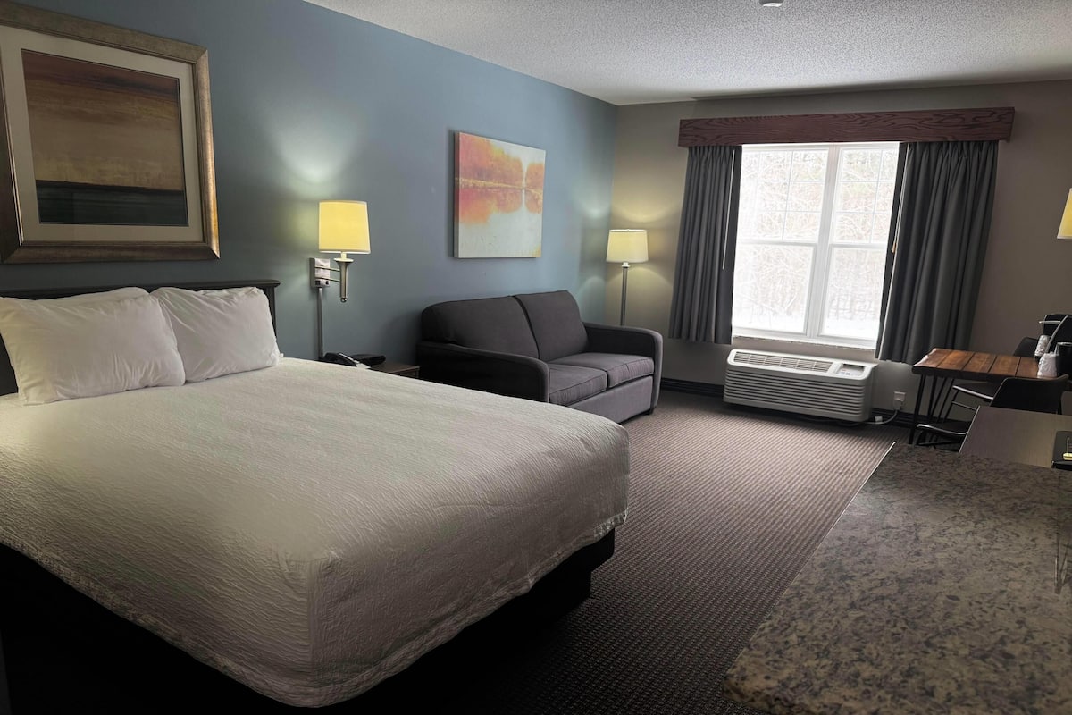 Habitación Deluxe, 1 cama Queen size, para no fumadores | Sábanas de algodón egipcio, ropa de cama de alta calidad y edredón