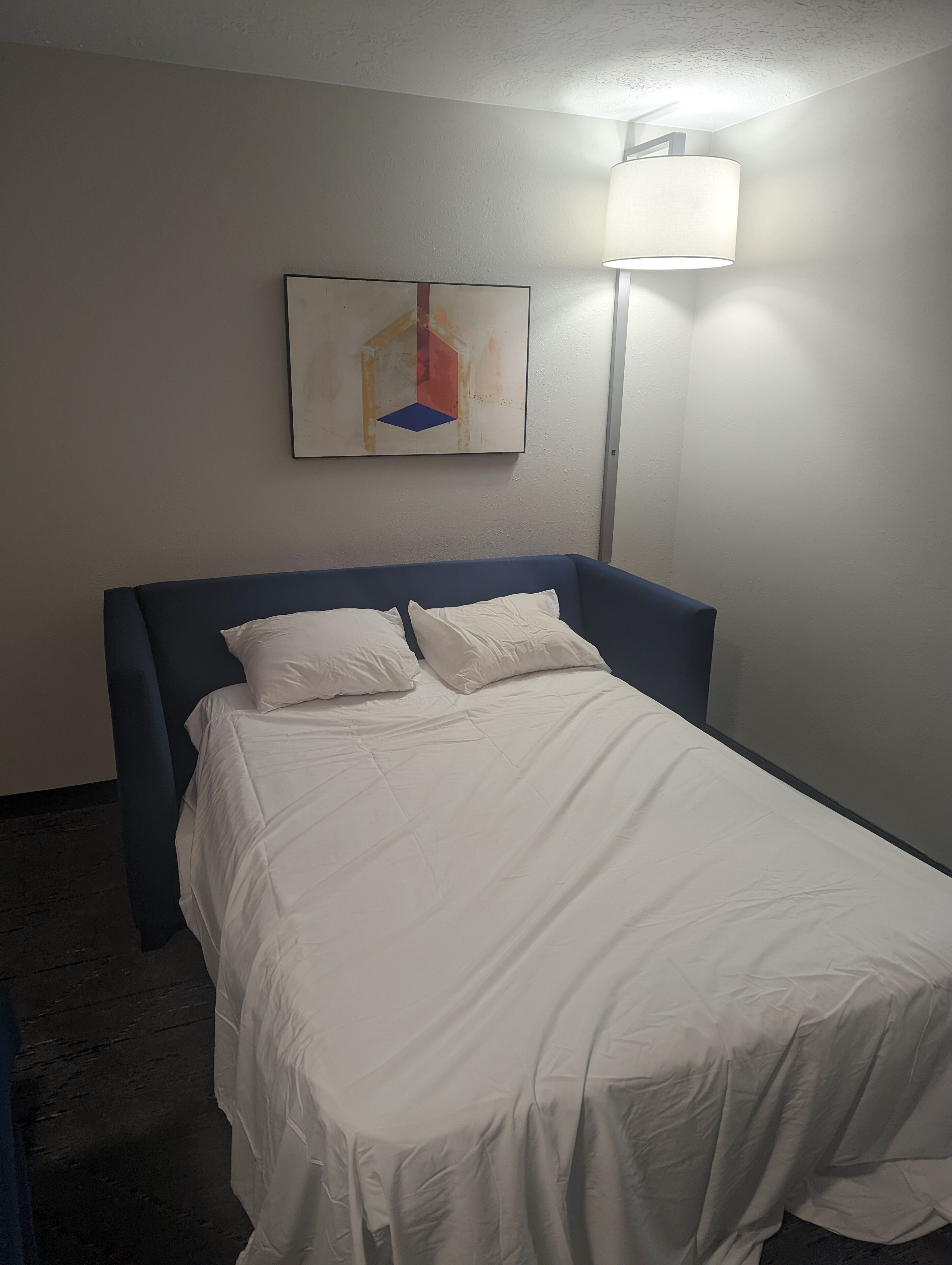 Peralatan tempat tidur premium, tilam berlapik, meja 