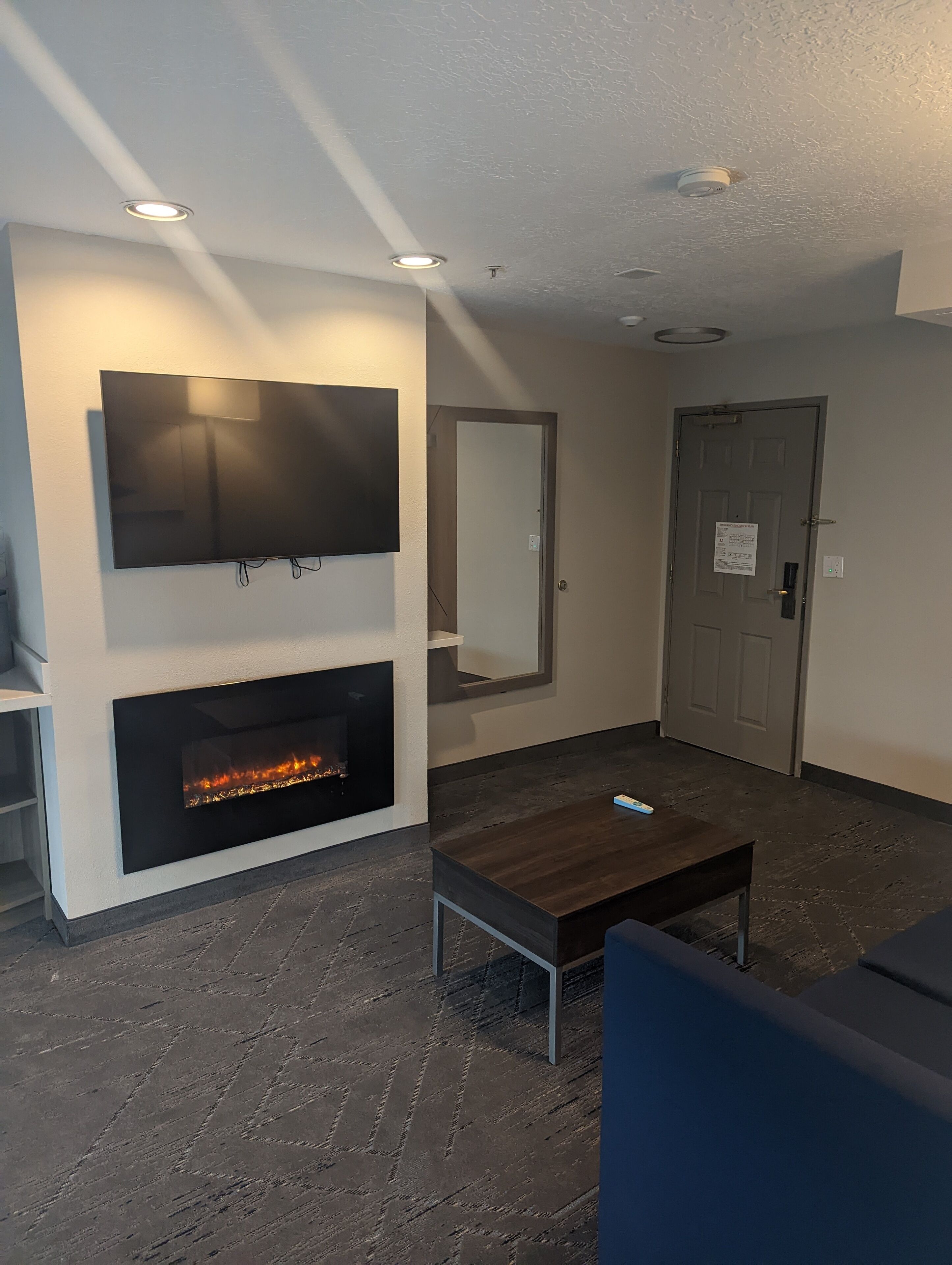 suite, 1 bedroom, fireplace (living area) | 1 bedroom, premium bedding, pillow-top beds, desk