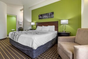 Desk, laptop workspace, blackout curtains, iron/ironing board - Sleep Inn Orangeburg (Orangeburg)