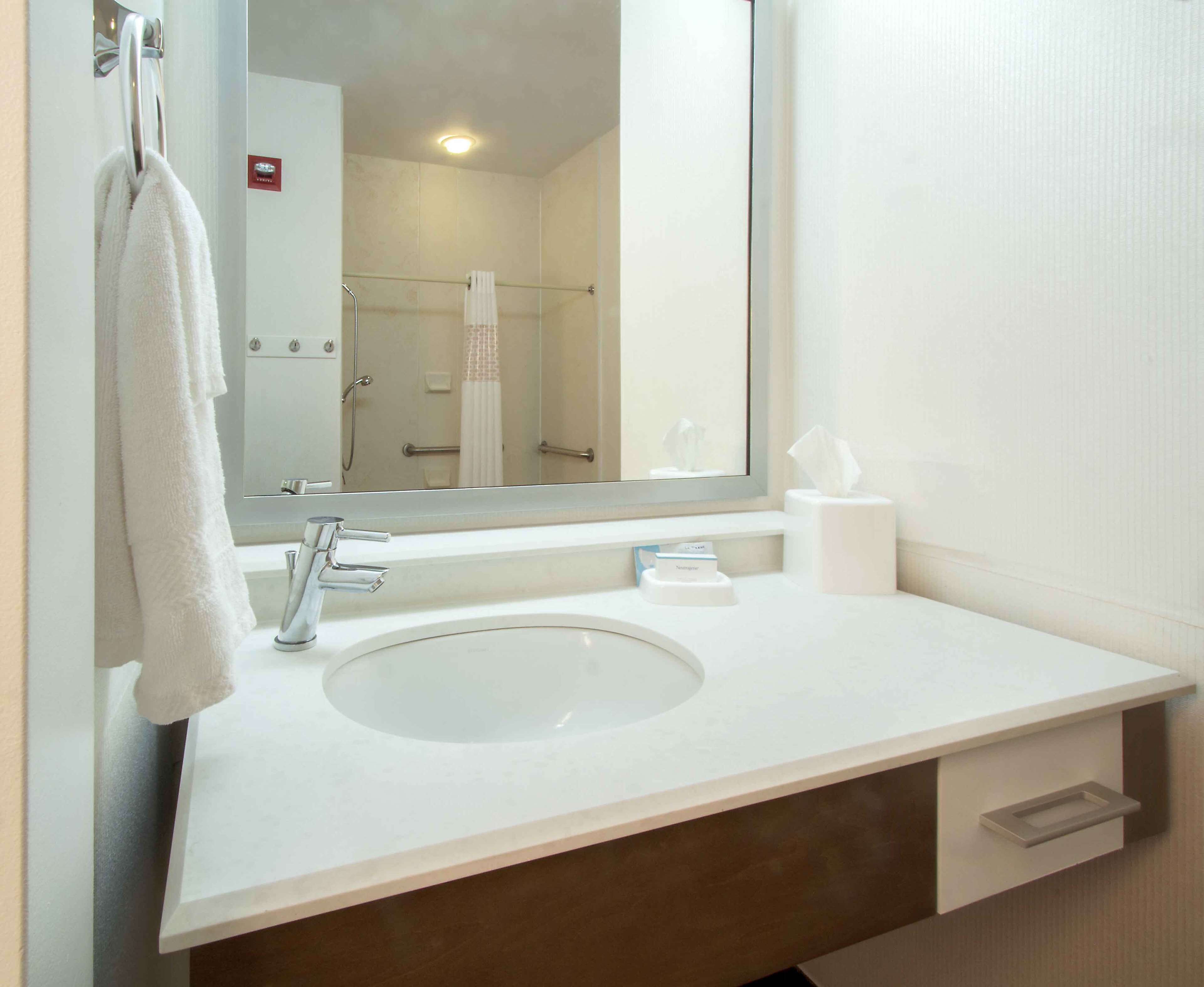 room, 1 king bed, accessible, non smoking | bathroom | free toiletries, hair dryer, towels