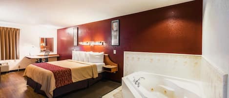 Suite Supérieure, 1 très grand lit, baignoire à jets (Smoke-Free) | Espace de travail pour ordinateur portable, chambres insonorisées