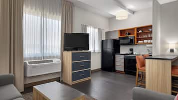 Suite, 2 Bedrooms | 1 bedroom, desk, laptop workspace, blackout drapes