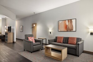 Suite, 1 Bedroom w/ King Bed | Desk, laptop workspace, blackout curtains, iron/ironing board - Candlewood Suites San Diego by IHG (San Diego)