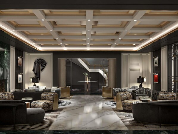 Lobby sitting area