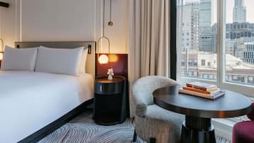 1 bedroom, premium bedding, down comforters, pillowtop beds