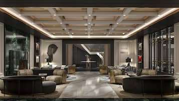 Coin salon dans le hall