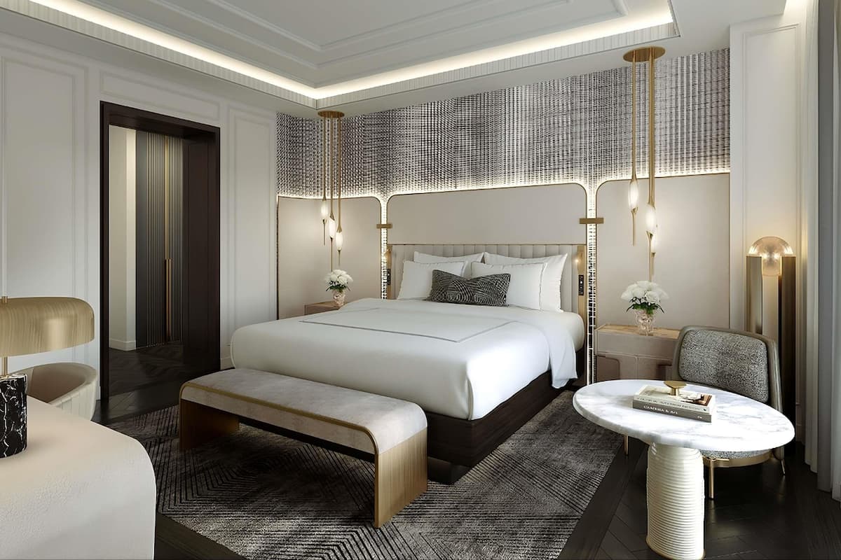 Penthouse Suite, 1 King Bedroom, Manhattan Skyline View | 1 bedroom, premium bedding, down comforters, pillowtop beds