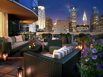 Suite, 1 King Bed with Sofa bed, Terrace (Prestige Skyscraper) | Premium bedding, down comforters, pillowtop beds, in-room safe at Sofitel New York