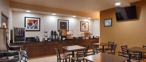 Free daily on-the-go breakfast