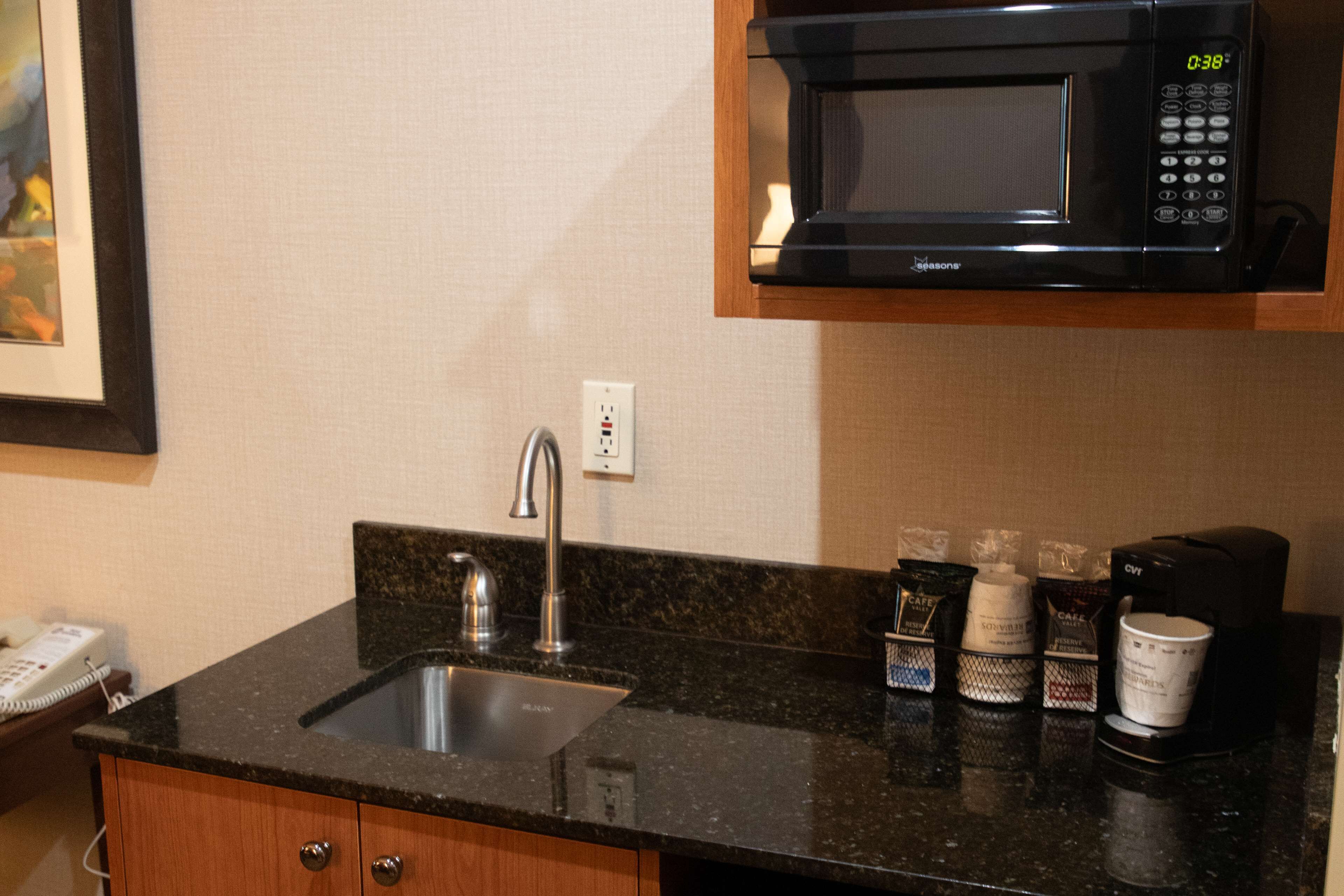 1 bedroom, desk, laptop workspace, iron/ironing board