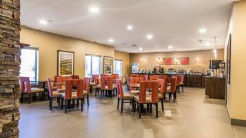 Free buffet breakfast