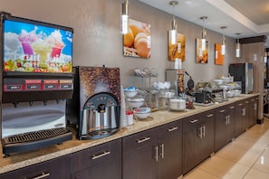 Free daily on-the-go breakfast