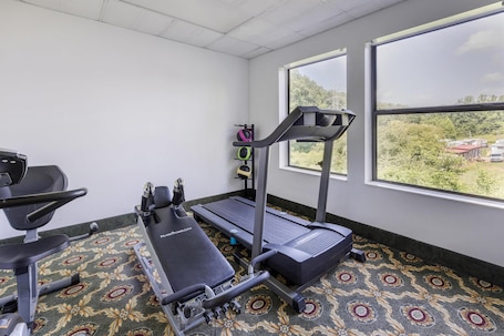 Fitness facility. SureStay Hotel by Best Western Morganton