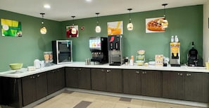 Free daily on-the-go breakfast