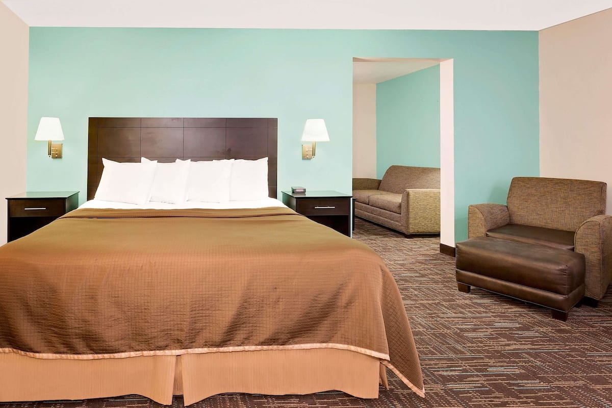 Suite, 1 King Bed, Non Smoking | Desk, blackout drapes, iron/ironing board, cribs/infant beds