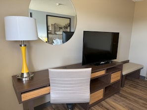 Desk, iron/ironing board, free WiFi, bed sheets