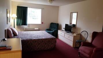 Habitación, 1 cama King size, para no fumadores | Tabla de planchar con plancha, wifi gratis y ropa de cama