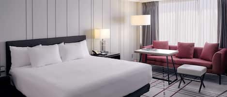 Premium bedding, in-room safe, desk, blackout drapes