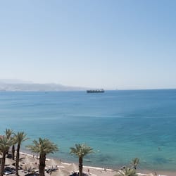 Camera Deluxe, accesso al Club Lounge, vista mare (Grand) | Vista dalla camera