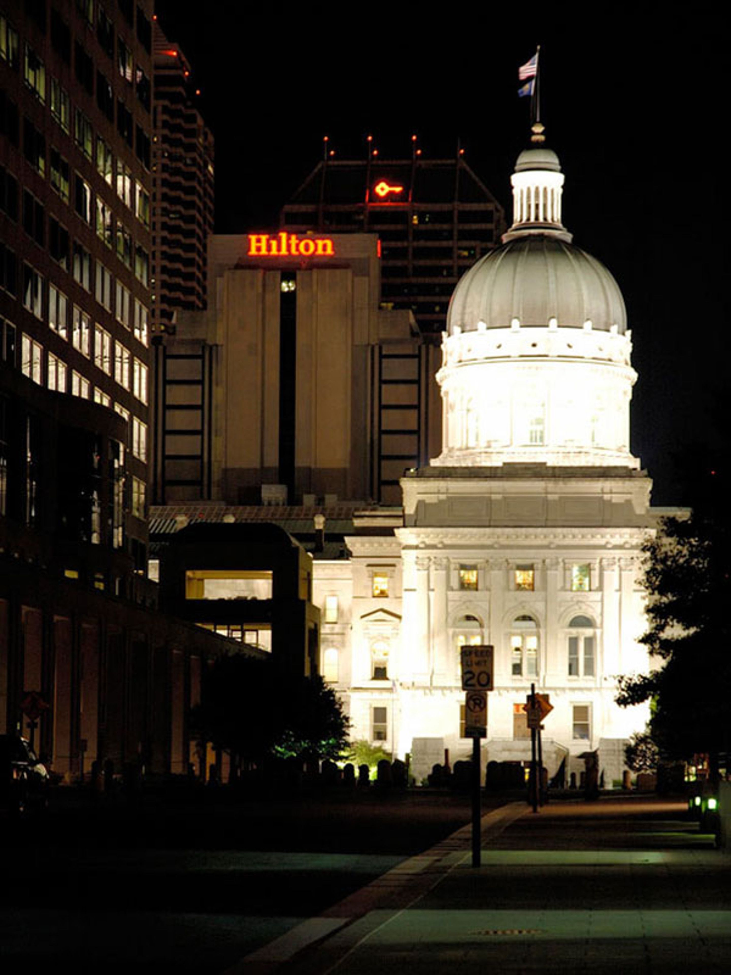 front of property – evening/night