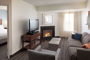 Suite, 2 Bedrooms | In-room safe, desk, blackout drapes, iron/ironing board