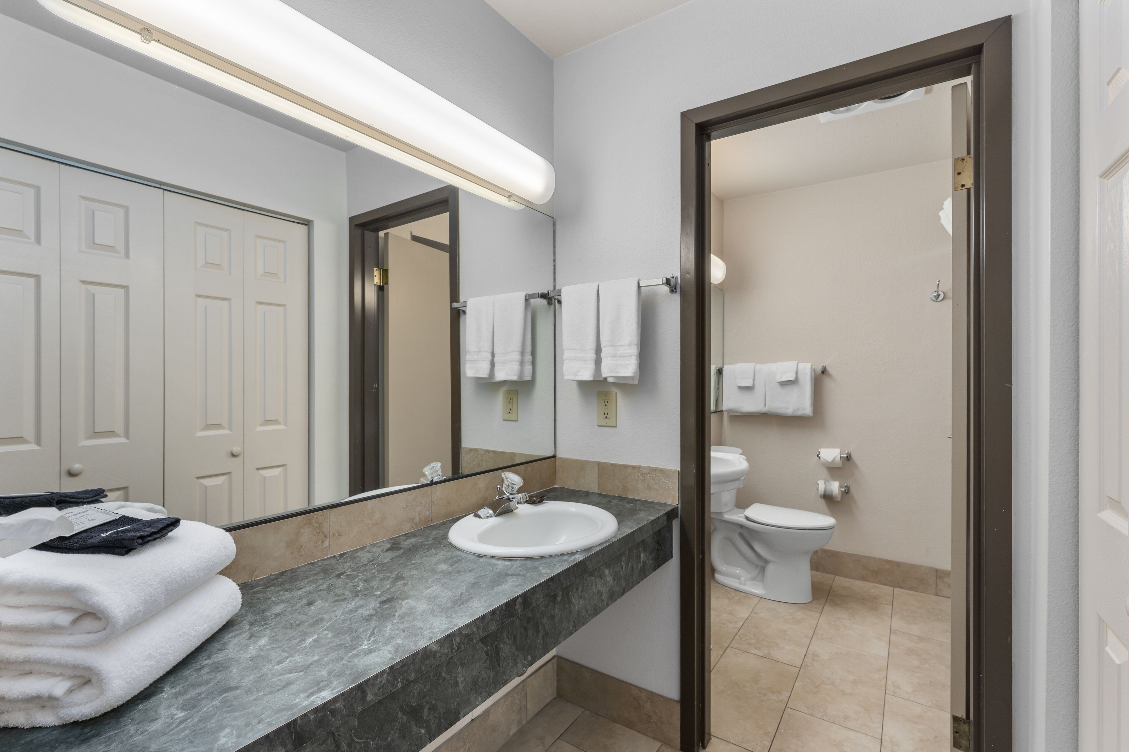 jetted bath, eco-friendly toiletries, hair dryer, towels