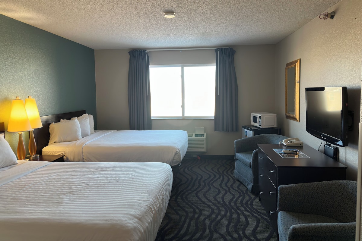 Room, 2 Queen Beds, Non Smoking | Premium bedding, desk, blackout drapes, soundproofing