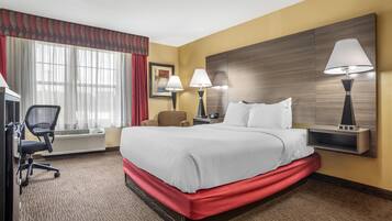 Standardzimmer, 1 Queen-Bett, barrierefrei, Kühlschrank und Mikrowelle | Schreibtisch, laptopgeeigneter Arbeitsplatz, Bügeleisen/Bügelbrett