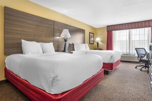 Standard Room, 2 Queen Beds, Non Smoking, Refrigerator & Microwave